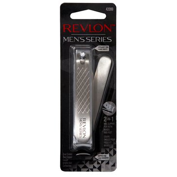 Revlon Men's Series 2-in-1 Nail Clipper 1ct