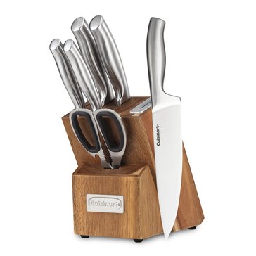 Cuisinart Classic 7-Piece Stainless Steel Essentials Block Set