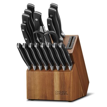 Chicago Cutlery Insignia Triple Rivet 18-Piece Cutlery Block Set